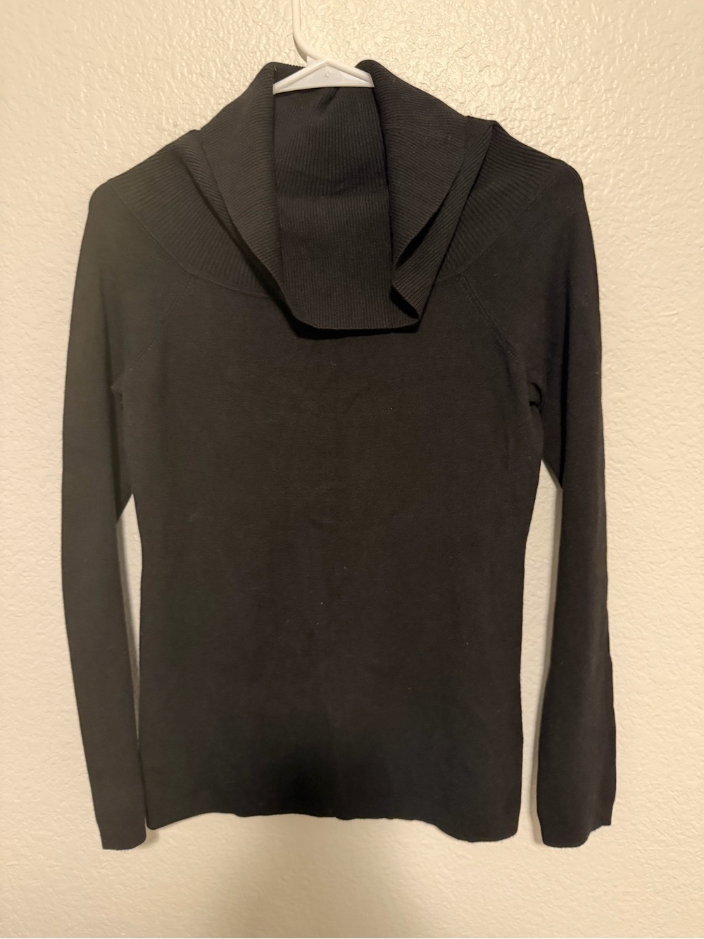 LOFT Black Cowl Neck Sweater Top